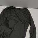 Ekouaer Women Turtleneck Shirt Long Sleeve Layer Tops Basic Ribbed Tees Soft Stretch Thermal Undershirts Lightweight Blouse (Small, Black)