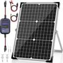 30W 12V Solar Panel Battery Charger Trickle Maintainer Kit