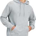 Zylioo Men Tall Sweatshirt Crewneck Pullover Long Fit Soft Casual Sweatshirt Top for Tall Men Daily Wear (Gray, M)