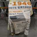 80th Birthday Gifts for Men Women, Happy 80th Birthday Decorations for Women Men, Best Gifts for 80 Year Old Woman, 80th Birthday Gift Ideas Gifts for Mom Dad Grandma Grandpa Throw Blanket 4x5ft