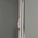 Indoor/Outdoor Paw Proof Retractable Dog Gate, 36.6" Tall Extends to 71" Wide, White