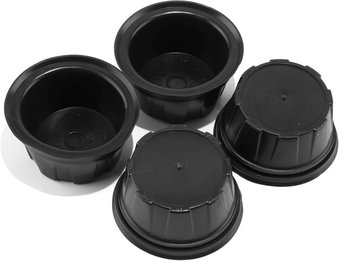 4PCS Wheel Center Caps 70MM 2.76Inch Center Caps for FourTrax Foreman Rancher Recon Wheel Center Hub Caps Cover Black Rim Hub Caps Accessories, Replace 44732-HC4-000