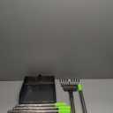 TOOGE Larger Pooper Scooper, Dog Pooper Scooper for Large Medium Small Dogs Heavy Duty Long Handle Metal Tray Rake Shovel Set for Yard Grass