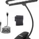 Music Stand Light,Clip On Piano Lights 9 LED Orchestra Light Book Lamp Musician Lamp,Fully Adjustable No Flicker for Piano, Orchestra,Book Reading, Mixing Table, DJ, Craft Work