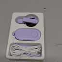 Remote Control Page Turner for Kindle Paperwhite Oasis Kobo eReaders, Kindle Clicker Page Turner Accessories for iPhone, iPad, Android Tablets Reading Novels, Camera Video Record & Shutter Selfie (Purple)