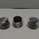 Glass Cosmetic Jars with Lids, 3 Pack Small Glass Jars, 30 ml Empty Makeup Containers for Sample, Cream, Lotion (1 oz, Green)