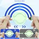 GLOGO 3 in 1 Retractable Charging Cable [3A,3FT] Multi USB Cable Fast Charger Cord for Phone, Samsung, iPad, Tablets, Switch and More - Green