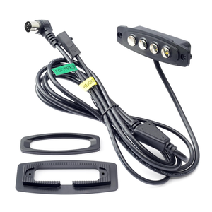 YUXIVCNE WPS4C10073 Power Recliner Controller for RMT with 4 Button 5 Male and 2 Female Pin Lift Chairs Cable, Controller Hand Control Replace 23300195X000(B) 23300235X000 DK.08.07.110 141600640