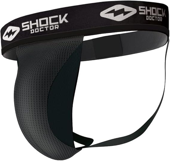 Shock Doctor Athletic Supporter Jockstrap, For Sports Support, Football, Baseball, Lacrosse & More, Mens, Size L