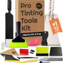 Window Tint Kit Vinyl Wrap Tool for Car Tinting Tools Windshield Back Window Squeegee Bulldozer Squeegee Scrubber Paddle Rubber for Car Wrapping Film Installation Auto Tint Kit Pro Set