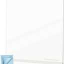 [Upgraded] W11130202 Freezer Glass Shelf, Refrigerator Glass Shelf (Upper) fit for Whirlpool/Ikea Refrigerators, Replaces W10773886, W10527848, WPW10527848, Size 11.69" X 11.37"
