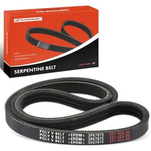 A-Premium 30.98 In Water Pump Stretch Fit Serpentine Belt for Mazda CX-5 2013-2017, CX-3 2016-2021, 3 Sport 2012-2020, 3 2012-2020, Gas, Required for Installation