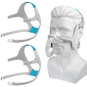 2-Pack Headgear for AirFit N20/ AirTouch N20 CPAP Masks - Replacement Straps for Air Fit N20 Accessories, Included 2PCS Headgear Straps and 4PCS Clips