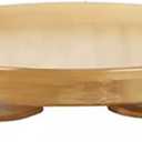 Foldable Snacks Tray Round Wooden Sofa Armrest Couch Table Multi-Function Dessert Holder