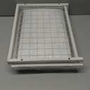 Under Sink Organizers and Storage 2 Tier Slide Out Kitchen Cabinet Organizer Sturdy Metal Bathroom Storage (White, 2 Pack)