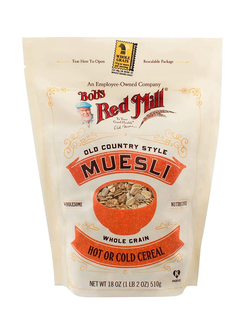 Bob's Red Mill Old Country Style Muesli Cereal, 18 Ounces (Pack Of 4) (BBD 11 02 2026)