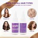 UV Lamp Hair Extension Tool Kit Invisible Hair Extensions UV Lamp 30g UV Hair Glue with 30ml Glue Remover Plastic Eyebrow Comb for UV Hair Set Eyelashes Extensions