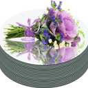 19 Pack Acrylic Round Mirrors for Table Centerpieces, Non Glass Circle Mirror for Centerpieces Mirror Candle Trays Plates for Wedding Birthday Christmas Table Home Bathroom Wall Decor (12inch/30cm)