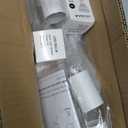 Dimmable 3 Light White Plug in Track Light White Plug in Ceiling Lighting Fixture with 16.4' Long Cord,3 Way Ceiling Spotlight,Rotatable Wall Mount Light Head,LED dimmable Spot Bulbs Included