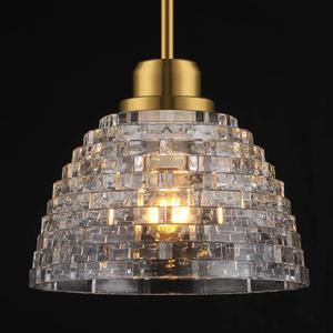 3 Pack Glass Pendant Lights Kitchen Island 8.7 Inches Modern Gold Glass Pendant Light Fixtures Brass Hanging Lighting for Kitchen Over Sink Dining Room Bedroom E26