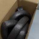 Pangda 3 Pack Pool Noodles Foam Noodles Swim Clamp Jumbo Hollow Foam Large Pre Slit Clamp Protection for Swimming Floating Craft Projects Padding Bumper (55 Inch, 1" OD X 0.4" ID, Black)