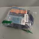 SunnyBay Microwave Heating Pad, Microwavable Heated Neck and Shoulder Wrap, Hands-Free Weighted Moist Hot or Cool Pack, Soft Fleece Cover and Flaxseed Filling, 26 Inch Length, Made in USA, Navy