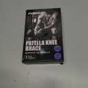 Knee Brace Patellar Tendon Support Strap for Women, Knee Pain Relief Adjustable Neoprene Knee Strap for Fitness, Excercise (Black, Large)