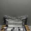 Shinic 2 Packs Electric Garage Heaters with Remote Control, 1500W/750W Ceiling Mounted Radiant Quartz Heater with Work Light, 90 Rotation, 5 Mode Settings, Electric Heater for Garage, Shop, Patio