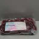 Bath Pillow RUVINCE Ergonomic Luxury Bathtub Pillow with Head,Neck, Shoulder and Back Support, 4D Bath Pillows for tub with 6 Powerful Suction Cups, Fits All Bathtub, Spa Tub, Hot Jacuzzi (Dark red)