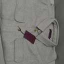 Hudson Wellesley Mens Shirt Jacket Brushed Casual Shacket with Two Pockets Long Sleeve Button Up Overshirt Misty, XL