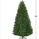 6FT Artificial PVC Christmas Tree Stand Indoor Outdoor Green