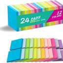 (24 Pads) Sticky Notes 3x3 Inches,Bright Colors Self-Stick Pads, Easy to Post for Home, Office, Notebook