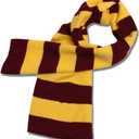 15Pcs Tie Costume Striped Scarf Necktie Wand Wizard Glasses Hat Lightning Bolt Tattoos Halloween Cosplay Party Supplies Accessories for Kids and Adults