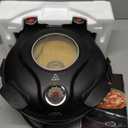 PIEZANO Crispy Crust Pizza Oven by Granitestone  12 Inch Electric Pizza Oven Indoor Countertop Maker with Ceramic Stone Heats up to 800F for Stone Baked Pizzeria Style at Home As Seen on TV Products