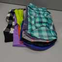 Reginary 10 Pack Medium Dog Sweaters Fleece Pet Dog Clothes with Leash Ring Soft Warm Winter Puppy Plaid Shirt(Stylish)