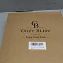 Cozy Bliss Faux Fur Throw Blanket for Couch, Fuzzy Soft Plush Thick Bubble Blanket for Sofa Bedroom Living Room, 50 * 60 Inches Tie-dye Taupe