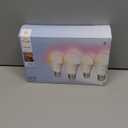 Philips Hue Essential Smart LED A19 Bulb, White and Color Ambiance, E26 Base, 8.8W, 2200K-6500K, 800 Lumens, Dimmable, Works with Alexa, Google, and Apple Home, 4-Pack