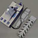 BRHE PS5 Slim Cooling Fan for PS5 Slim Digital/Discs Edition with 3 Fans/2 USB Port,Dual PS5 Controller Charger for PS5 & Edge Controller,2 in1 PS5 Slim Accessories with RGB Light