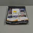 EcoNour Windshield Cover for Ice and Snow | Enhanced 600D Oxford Fabric Windshield Frost Cover for Car | Water, Heat & Sag-Proof, Windproof Double Strap Design for All-Weather Protection 69x42 Inch (Medium-Hook)