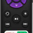 Replacement Voice Remote Control for RokuStick All smart TV TCL/Hisense/Onn/Sharp/Element/Philips Roku Smart TVs, Except with Roku Smart TV (1/2/3/4(HD/LT/XS/XD), Smart TVs 3rd Gen N0t for Samsung-TVs