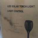 Upgraded Solar Lights Outdoor, 6 Pack Flickering Flame Solar Torch Lights with Super Larger Size for Outdoor Decor, Solar Garden Lights Waterproof Solar Flame Outdoor Lights for Patio Yard Pathway