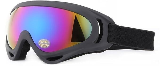 Yidomto Ski Goggles, 2 Pack Anti-Scratch Snow Goggles for Men, Women, Boys, Girls, Kids, Toddlers & Youth, UV 400 Protection for Skiing & Snowboard (Black)