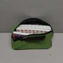 Cedilis Chinese Mahjong Set- 146 Small Melamine Tiles(1.18", Green) with Portable Travel Handbag, Playing Mat and 2 Dice for Family Gathering