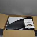 Ceiling Fans with Lights, 51 inch Modern Black Low Profile Ceiling Fan with Light and Remote App Control, Flush Mount, Quiet DC Reversible, Dim Led Ceiling Fan 6 Blade Softer Wind Indoor/Outdoor Patio