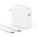 Charger for MacBook Pro 16 14 inch MacBook Air 15 13 inch 2025 2024 2023 2022 2021 2020 2019 M4 M3 M2 M1, Super Compact 100W USB C Laptop Power Adapter, 6.6FT USB-C Braided Cable, Original Quality