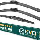 Windshield Wiper Blades Replacement for Mazda CX5 CX9 2017 2018 2019 2020 2021 2022 2023 Original Factory Quality Front Rear Wiper Blade Set - 24" 18" 14" (Set of 3)