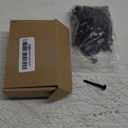 #10 x 1-1/2" Hex Washer Head Self Tapping Screws, TEK Screws, Self Drilling, Stainless Steel 410 Sheet Metal Screws, Black Finish, 100 PCS
