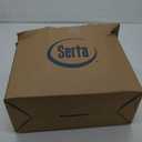 Serta Goose Feather Down Fiber Cotton Comforter Queen Size - 100% Cotton Duvet Insert - Hotel Luxury Hypoallergenic Bedding Comforter Extra Warmth 90 x 90 Inch White