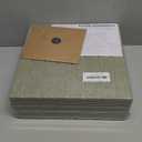 Bumusty Large Cork Board Alternative-48 x 36" Felt Bulletin Board Tiles, with 30 Pushpins, 70 Adhesive Tabs, Fine-Stripe 12-Pack, Cork Boards for Office Push Pin Board Felt Board-Sage