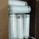 White Prayer Glass Candles Unscented, Bundle 12 Pack